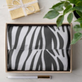 Zebrastreifen in Schwarz und Weiß Seidenpapier (Geschenk)
