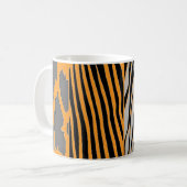 Zebrastreifen-Kaffeemaschine Kaffeetasse (Vorderseite Links)