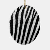 Zebrastreifen Keramik Ornament (Rechts)