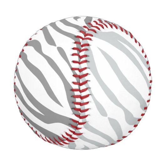 Zebrastreifen Klicken Sie, um die Farbe Grau anzup Baseball (Schrägansicht)