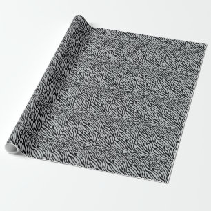 Zebrastreifen Klicken Sie, um die Farbe Grau anzup Geschenkpapier