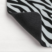 Zebrastreifen Klicken Sie, um die Farbe Grau anzup Mousepad (Ecke)