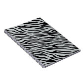 Zebrastreifen Klicken Sie, um die Farbe Grau anzup Notizblock (Rechte Seite)