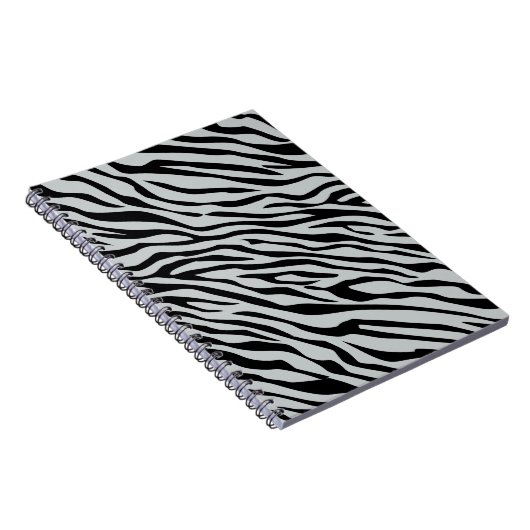 Zebrastreifen Klicken Sie, um die Farbe Grau anzup Notizblock (Rechte Seite)