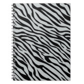Zebrastreifen Klicken Sie, um die Farbe Grau anzup Notizblock (Vorderseite)
