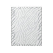 Zebrastreifen Klicken Sie, um die Farbe Grau anzup Notizblock (Rotiert)