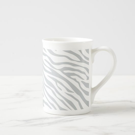 Zebrastreifen Klicken Sie, um die Farbe Grau anzup Porzellantasse (Rechts)