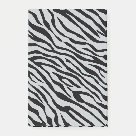 Zebrastreifen Klicken Sie, um die Farbe Grau anzup Post-it Klebezettel (Vorderseite)