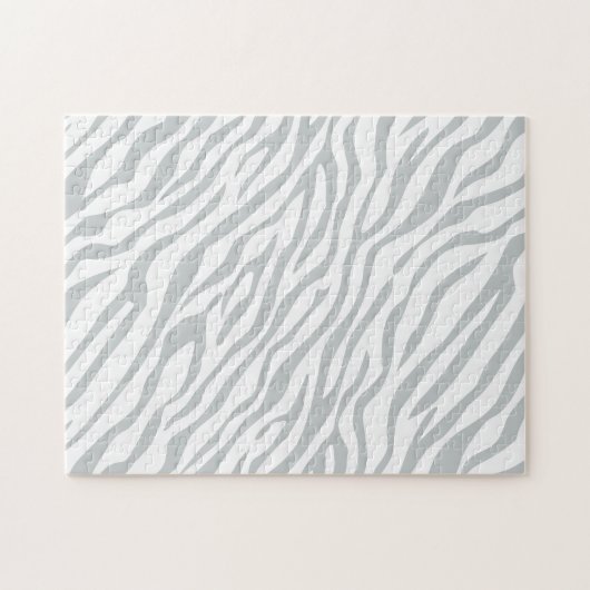 Zebrastreifen Klicken Sie, um die Farbe Grau anzup Puzzle (Horizontal)