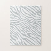 Zebrastreifen Klicken Sie, um die Farbe Grau anzup Puzzle (Vertikal)