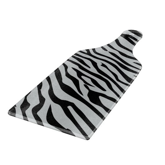 Zebrastreifen Klicken Sie, um die Farbe Grau anzup Schneidebrett (Ecke)