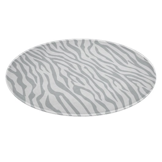 Zebrastreifen Klicken Sie, um die Farbe Grau anzup Schneidebrett (Ecke)