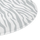 Zebrastreifen Klicken Sie, um die Farbe Grau anzup Schneidebrett (Ecke)