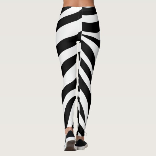 Zebrastreifen Leggings (Rückseite)