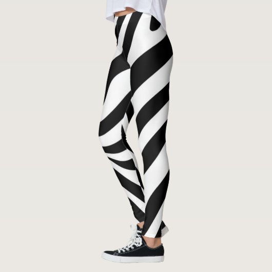 Zebrastreifen Leggings (Links)