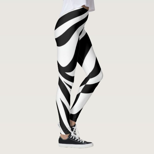 Zebrastreifen Leggings (Rechts)