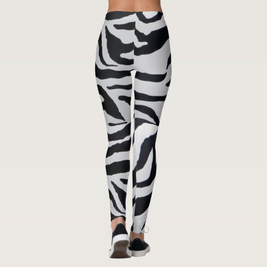 Zebrastreifen Leggings (Rückseite)
