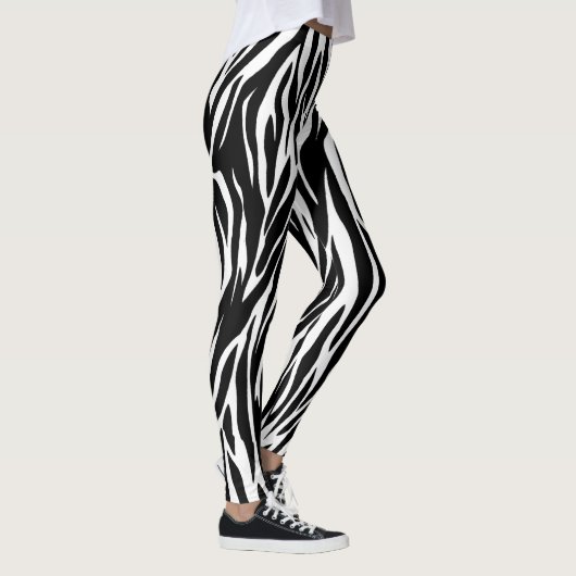 Zebrastreifen Leggings (Rechts)