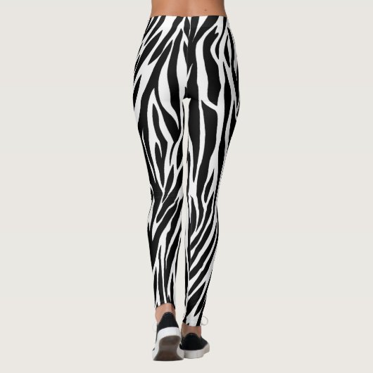 Zebrastreifen Leggings (Rückseite)