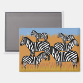 Zebrastreifen Magnet (Vorderseite/Rückseite)