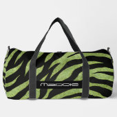 Zebrastreifen-Muster Duffle Bag (Vorderseite)