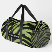 Zebrastreifen-Muster  Duffle Bag (Rechte Ecke)