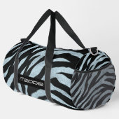Zebrastreifen-Muster  Duffle Bag (Rechte Ecke)