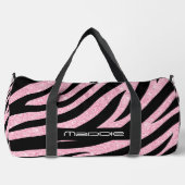 Zebrastreifen-Muster Duffle Bag (Vorderseite)