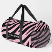 Zebrastreifen-Muster Duffle Bag (Rechte Ecke)