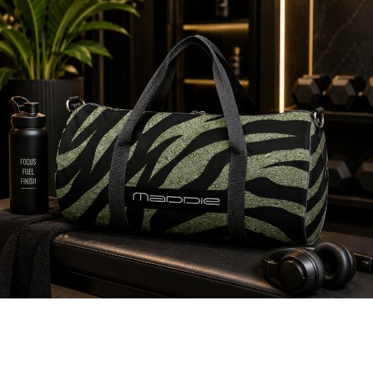 Zebrastreifen-Muster Duffle Bag
