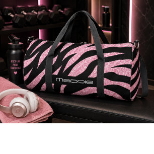 Zebrastreifen-Muster Duffle Bag