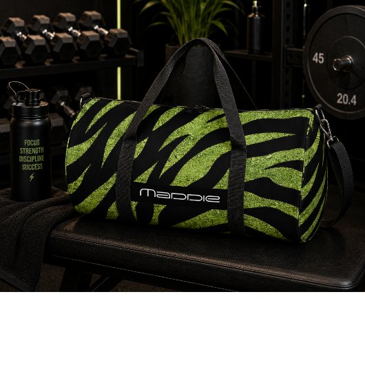 Zebrastreifen-Muster Duffle Bag