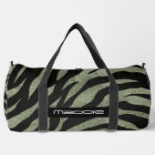 Zebrastreifen-Muster Duffle Bag (Vorderseite)