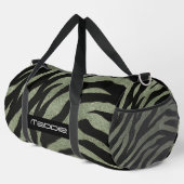 Zebrastreifen-Muster Duffle Bag (Rechte Ecke)