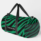 Zebrastreifen-Muster Duffle Bag (Rechte Ecke)