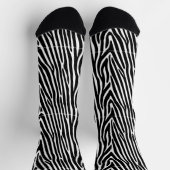 Zebrastreifen-Muster Thunder_Cove Socken (Oben)