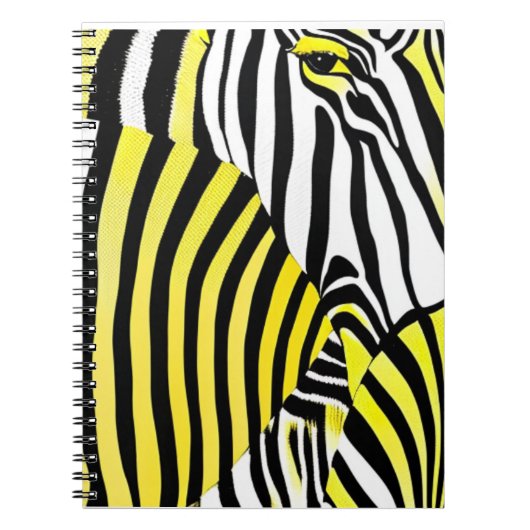 Zebrastreifen Notizblock (Vorderseite)