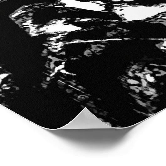 Zebrastreifen Poster (Ecke)