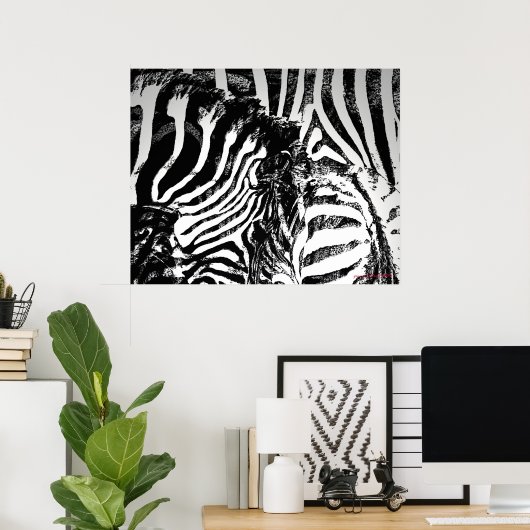Zebrastreifen Poster (Heimbüro)