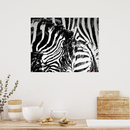 Zebrastreifen Poster (Küche)