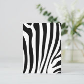 Zebrastreifen Postkarte (Stehend Vorderseite)