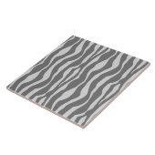 Zebrastreifen - Schatten von Grau Fliese (Seite)