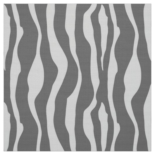 Zebrastreifen - Schatten von Grau/Grau Stoff (Muster)