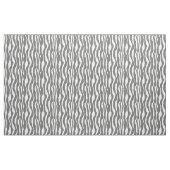 Zebrastreifen - Schatten von Grau/Grau Stoff (Yard (91,4 cm))