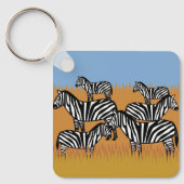 Zebrastreifen Schlüsselanhänger (Vorderseite)