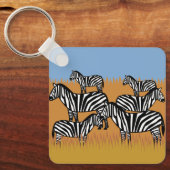 Zebrastreifen Schlüsselanhänger (Vorderseite)
