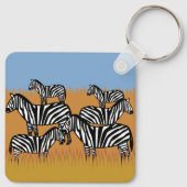 Zebrastreifen Schlüsselanhänger (Rückseite)