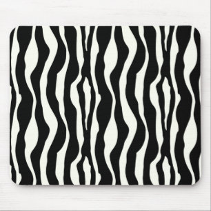 Zebrastreifen - Schwarz und Weiß Mousepad