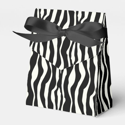 Zebrastreifen - Schwarz-Weiß Geschenkschachtel (Vorderseite)