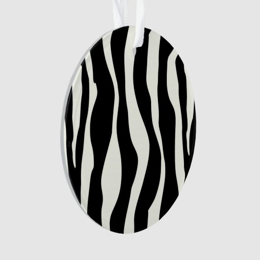 Zebrastreifen - Schwarz-Weiß Ornament (Vorderseite)